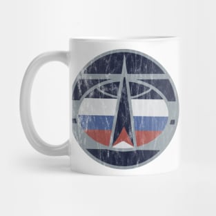 Russian Army Space Forces Troops Uniform Sleeve Patch Sign Mug